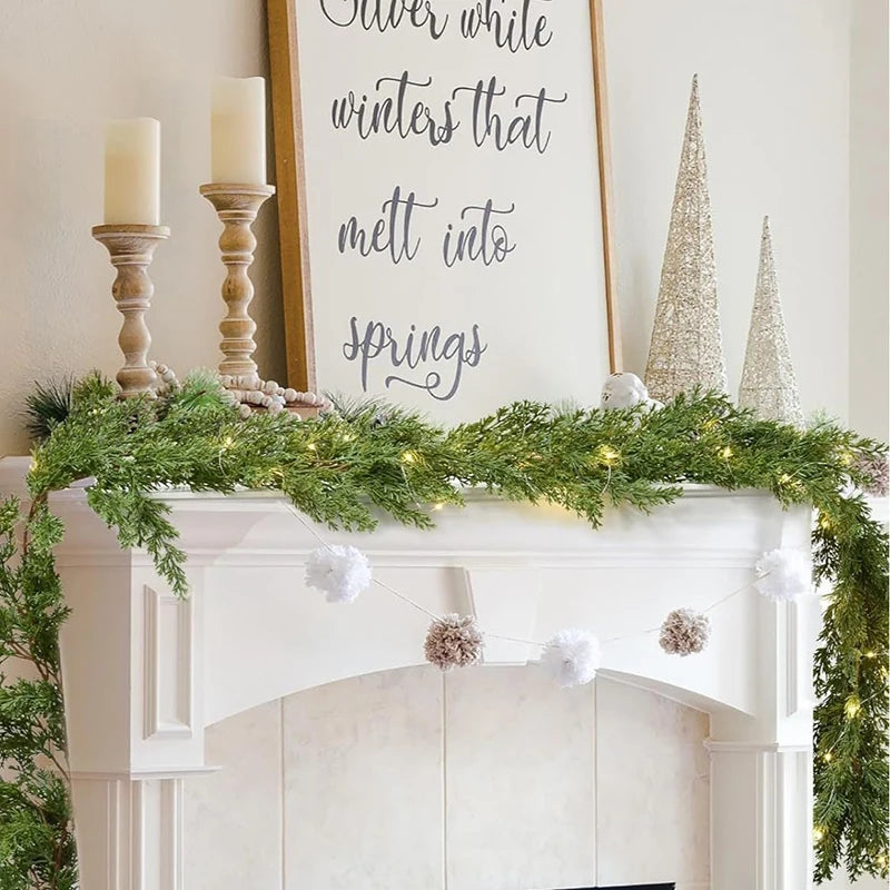 Grinalda Verde Maleável de Natal