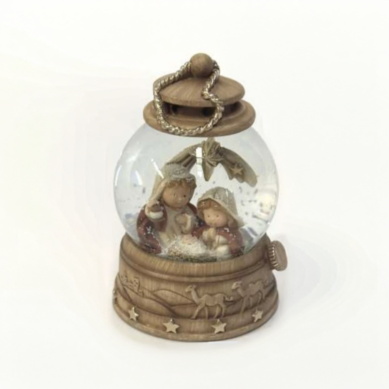 GLOBO PRESEPIO TAUPE 6,5CM